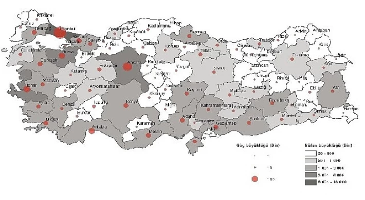 Adrese Dayalı Nüfus Kayıt Sistemi’nden ilk kez göç etme nedeni bilgisi üretildi