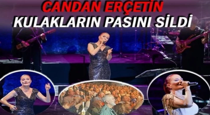 Candan Erçetin kulakların pasını sildi