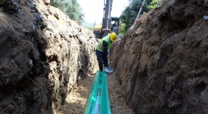 SAMANDAĞ MAĞARACIK’TA ALTYAPI ÇALIŞMALARI SÜRÜYOR