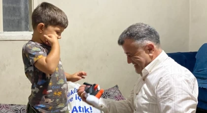 Başkan Hacıoğlu'ndan öksüz ve yetim çocuklara bayram sürprizi