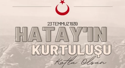 Başkan Hacıoğlu, Hatay'ın Anavatan'a katılımının 84. yıldönümünü kutladı
