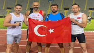 Polis memuru atletizmde Balkan Şampiyonu